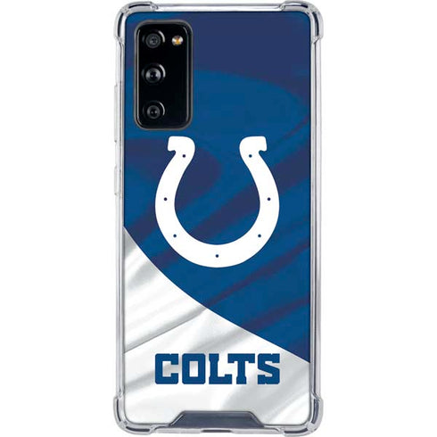 NFL Indianapolis Colts Galaxy S20 FE Clear Case