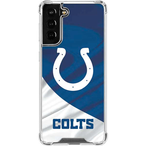NFL Indianapolis Colts Galaxy S21 FE Clear Case