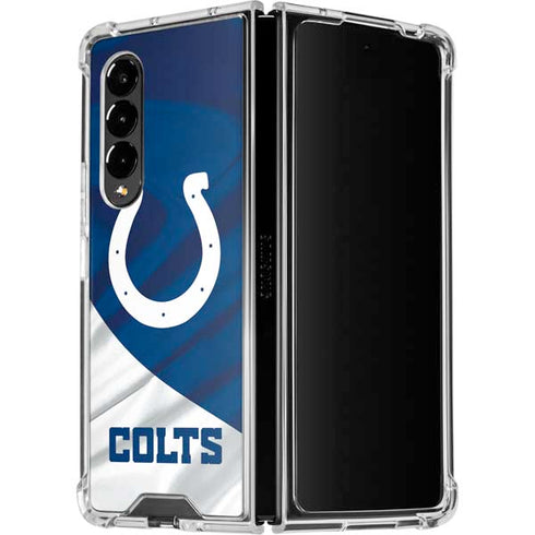 NFL Indianapolis Colts Galaxy Z Fold4 5G Clear Case