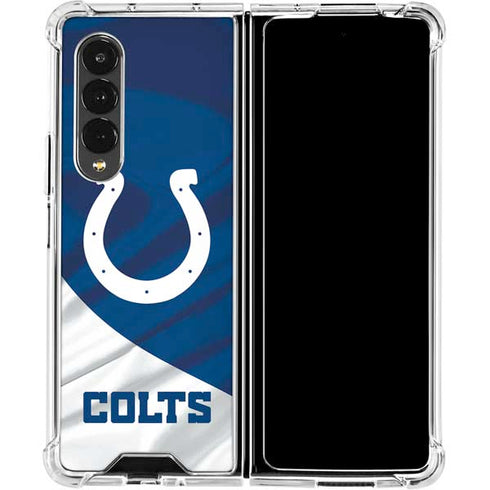 NFL Indianapolis Colts Galaxy Z Fold4 5G Clear Case