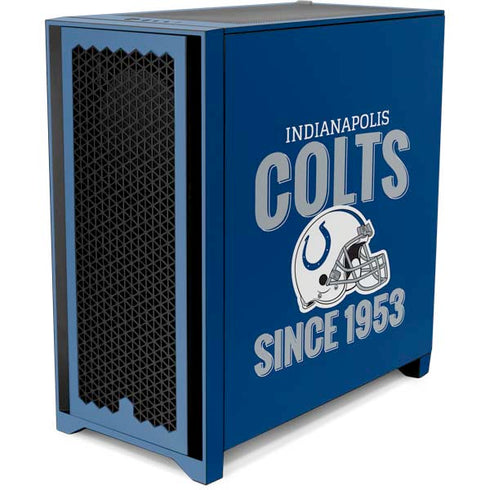 NFL Indianapolis Colts Helmet Corsair 4000D Tempered Glass Mid-Tower ATX Case Skin