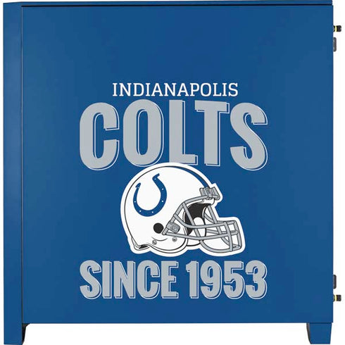 NFL Indianapolis Colts Helmet Corsair 4000D Tempered Glass Mid-Tower ATX Case Skin