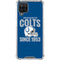 NFL Indianapolis Colts Helmet Galaxy A12 Clear Case