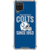 NFL Indianapolis Colts Helmet Galaxy A12 Clear Case