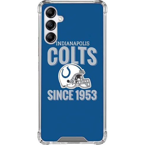 NFL Indianapolis Colts Helmet Galaxy A14 5G Clear Case