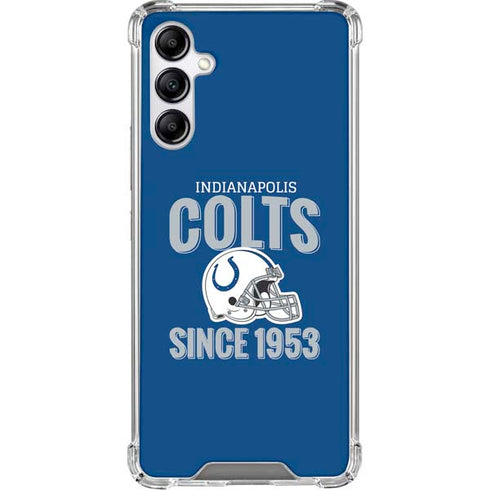 NFL Indianapolis Colts Helmet Galaxy A15 5G Clear Case