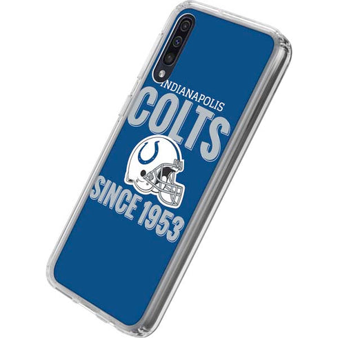 NFL Indianapolis Colts Helmet Galaxy A50 Clear Case