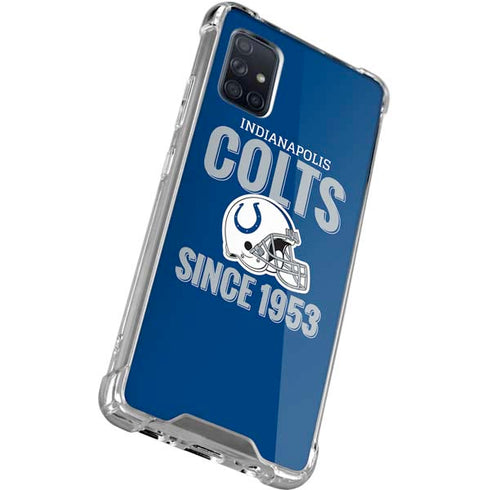 NFL Indianapolis Colts Helmet Galaxy A51 5G Clear Case