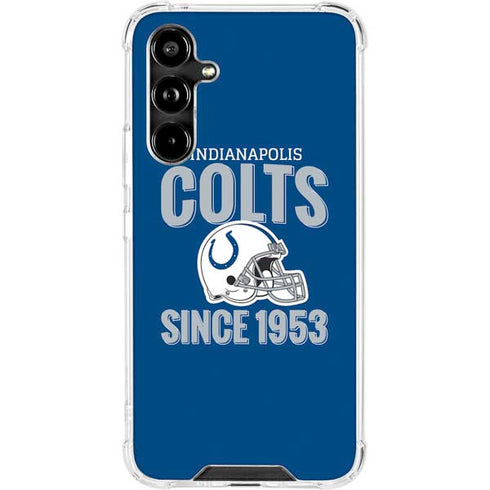 NFL Indianapolis Colts Helmet Galaxy A54 5G Clear Case