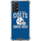 NFL Indianapolis Colts Helmet Galaxy A72 5G Clear Case