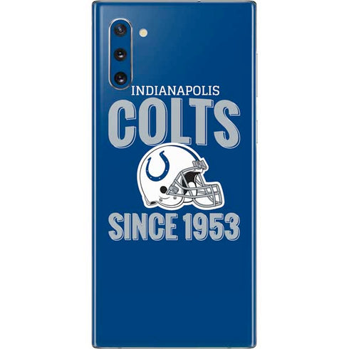 NFL Indianapolis Colts Helmet Galaxy Note 10 Skin