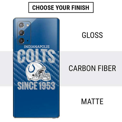 NFL Indianapolis Colts Helmet Galaxy Note20 5G Skin