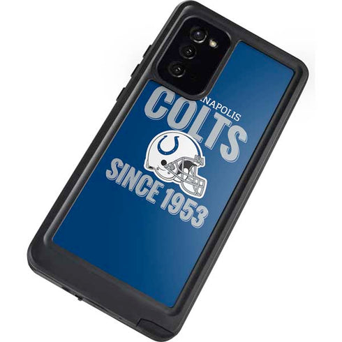 NFL Indianapolis Colts Helmet Galaxy Note20 5G Waterproof Case