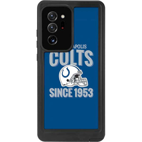 NFL Indianapolis Colts Helmet Galaxy Note20 Ultra 5G Waterproof Case