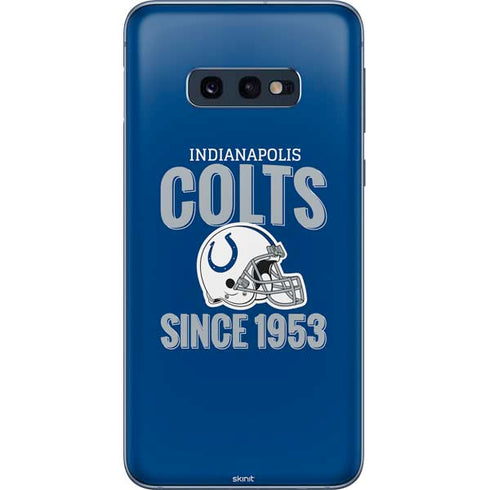 NFL Indianapolis Colts Helmet Galaxy S10e Skin