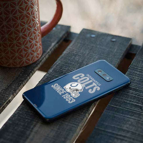 NFL Indianapolis Colts Helmet Galaxy S10e Skin
