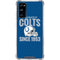 NFL Indianapolis Colts Helmet Galaxy S20 FE Clear Case