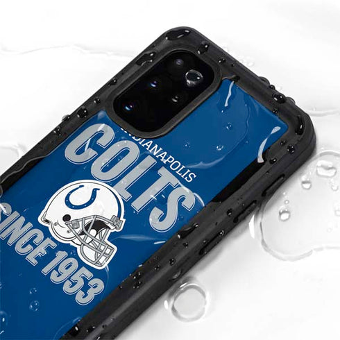 NFL Indianapolis Colts Helmet Galaxy S20 Plus Waterproof Case