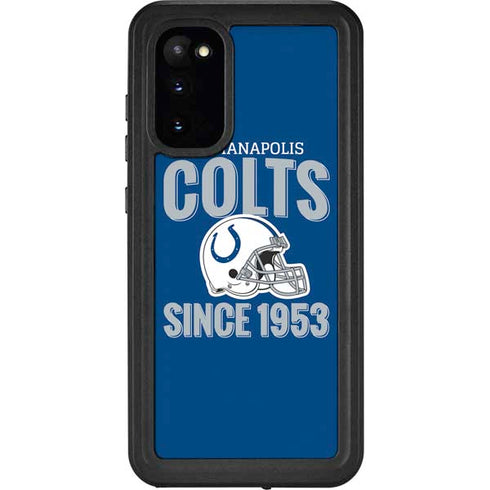 NFL Indianapolis Colts Helmet Galaxy S20 Waterproof Case