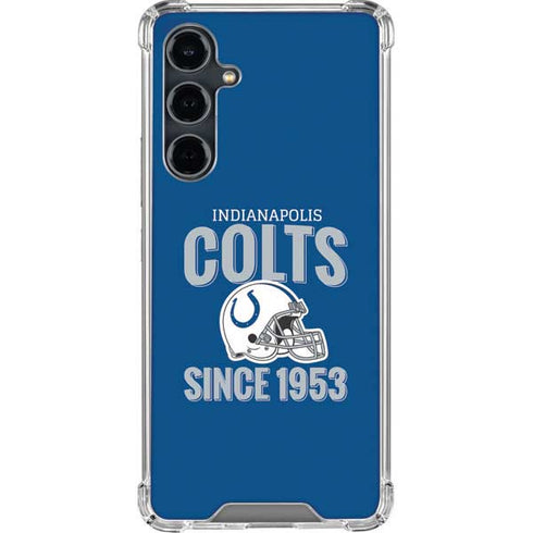 NFL Indianapolis Colts Helmet Galaxy S23 FE Clear Case