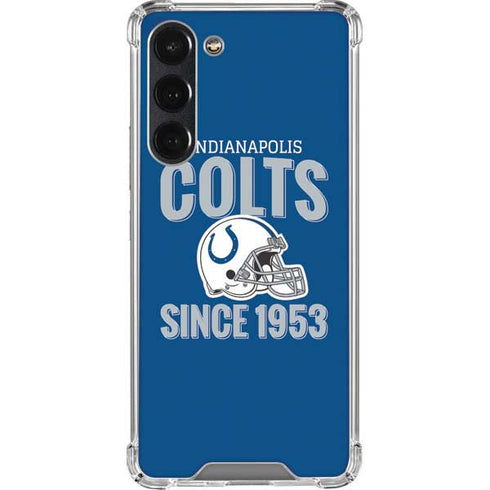 NFL Indianapolis Colts Helmet Galaxy S23 Plus Clear Case