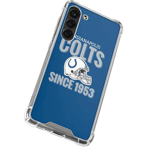 NFL Indianapolis Colts Helmet Galaxy S23 Plus Clear Case