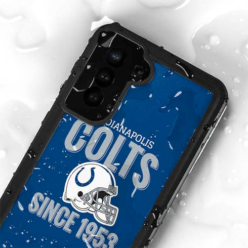 NFL Indianapolis Colts Helmet Galaxy S23 Plus Waterproof Case