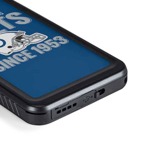 NFL Indianapolis Colts Helmet Galaxy S23 Waterproof Case