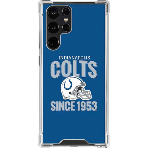 NFL Indianapolis Colts Helmet Galaxy S24 Ultra Clear Case