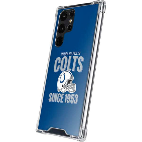 NFL Indianapolis Colts Helmet Galaxy S24 Ultra Clear Case
