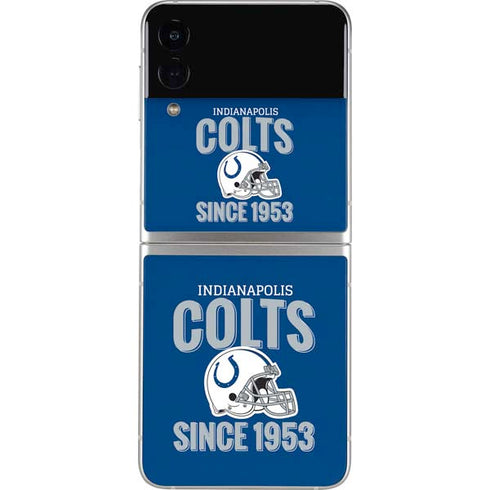 NFL Indianapolis Colts Helmet Galaxy Z Flip3 5G Skin