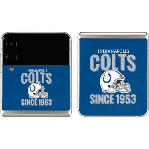 NFL Indianapolis Colts Helmet Galaxy Z Flip3 5G Skin