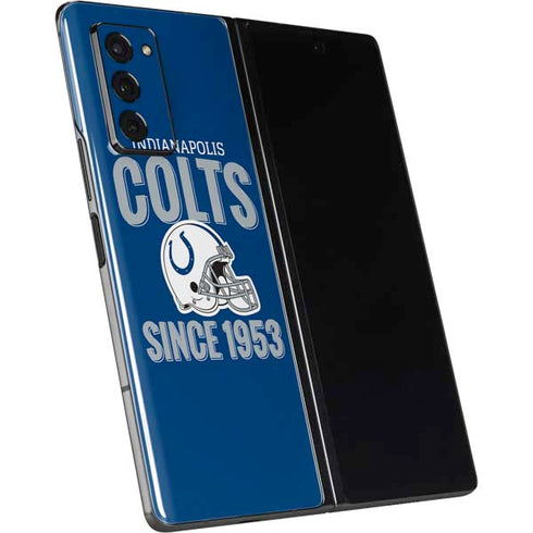 NFL Indianapolis Colts Helmet Galaxy Z Fold2 5G Skin