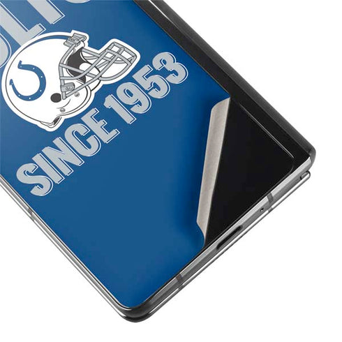 NFL Indianapolis Colts Helmet Galaxy Z Fold2 5G Skin