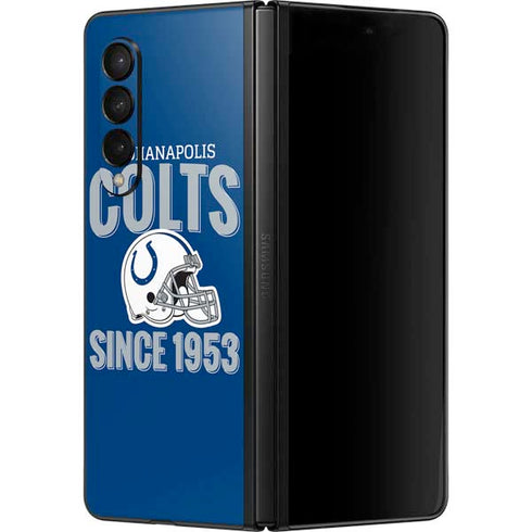 NFL Indianapolis Colts Helmet Galaxy Z Fold3 5G Skin