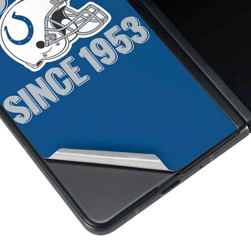 NFL Indianapolis Colts Helmet Galaxy Z Fold3 5G Skin