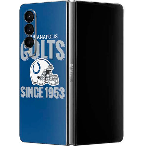 NFL Indianapolis Colts Helmet Galaxy Z Fold4 5G Skin
