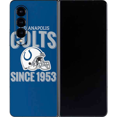 NFL Indianapolis Colts Helmet Galaxy Z Fold4 5G Skin