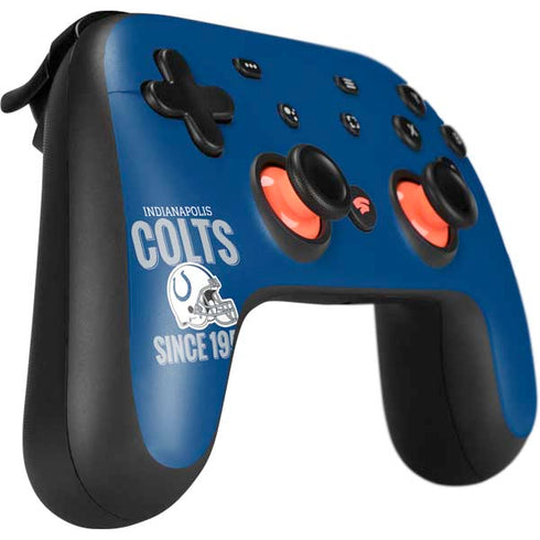 NFL Indianapolis Colts Helmet Google Stadia Controller Skin