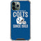 NFL Indianapolis Colts Helmet iPhone 11 Pro Max Clear Case