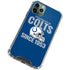 NFL Indianapolis Colts Helmet iPhone 11 Pro Max Clear Case
