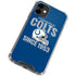 NFL Indianapolis Colts Helmet iPhone 12 Mini Clear Case