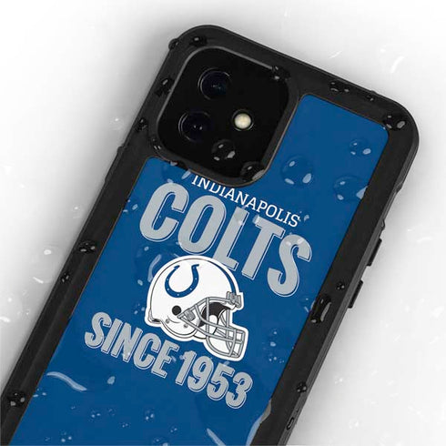NFL Indianapolis Colts Helmet iPhone 12 Mini Waterproof Case