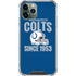 NFL Indianapolis Colts Helmet iPhone 12 Pro Clear Case