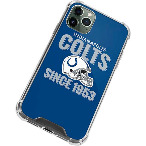 NFL Indianapolis Colts Helmet iPhone 12 Pro Clear Case