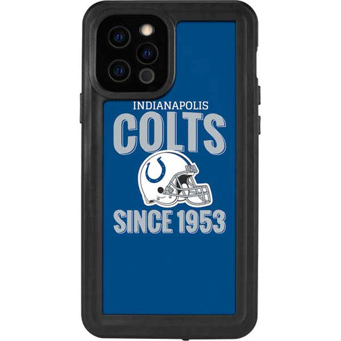 NFL Indianapolis Colts Helmet iPhone 12 Pro Waterproof Case