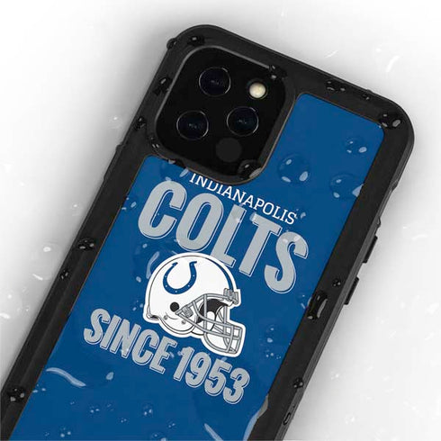 NFL Indianapolis Colts Helmet iPhone 12 Pro Waterproof Case