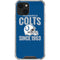 NFL Indianapolis Colts Helmet iPhone 13 Mini Clear Case