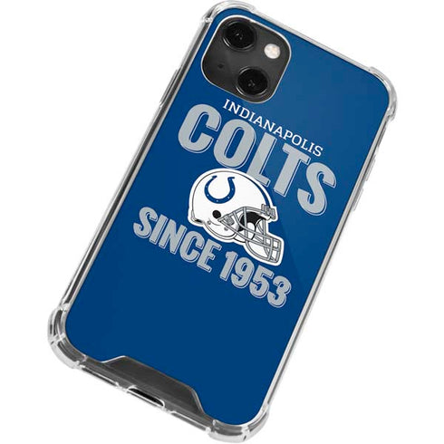 NFL Indianapolis Colts Helmet iPhone 13 Mini Clear Case