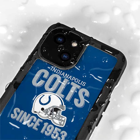 NFL Indianapolis Colts Helmet iPhone 13 Mini Waterproof Case